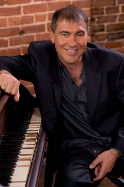 Jimmy White at the piano