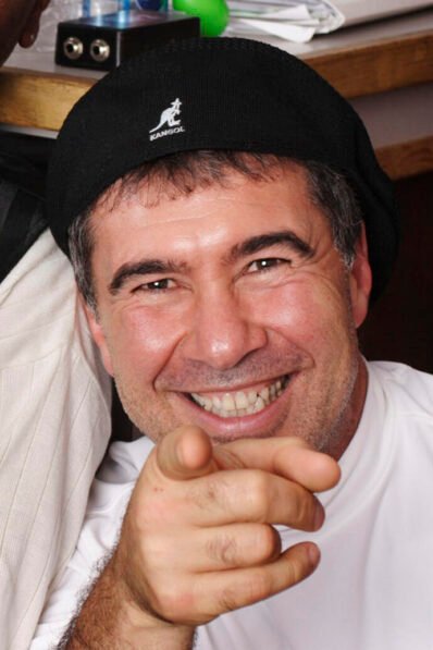 Jimmy White in the studio